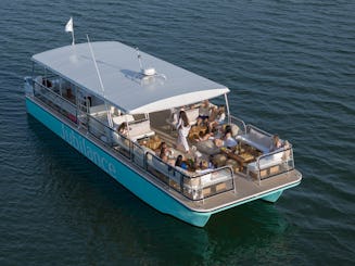 50' 2023 Jubilance (2-49 Guests) + Beach Club Event Boat Rental in East Hampton