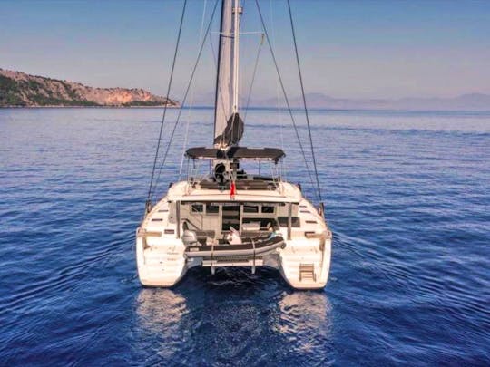 Step aboard the 52ft Lagoon Catamaran & explore along Turkey's Turquoise coast!