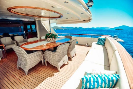 Luxury Falcon 80 Mega Yacht Charter in Gocek 