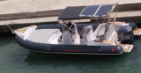 Capelli tempest 700 RIB para un viaje inolvidable en Malta