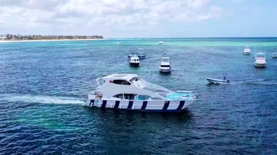 RENT THIS BEAUTIFUL  CATAMARAN 65FT TOTALLY PRIVATE FOR YOU 🏝️☀️🥂🥳