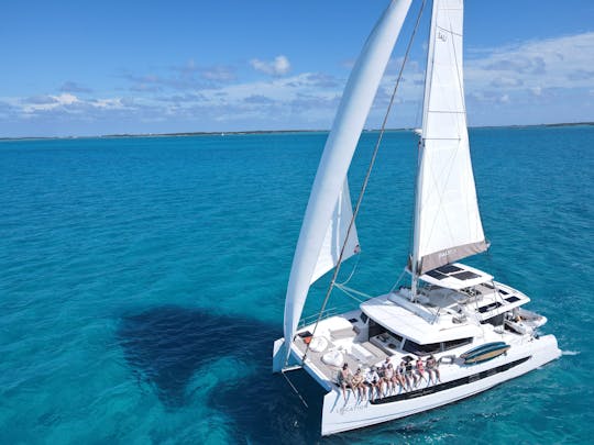 Catamarán de vela privado de lujo con todo incluido de 55 pies con cabina Captain & Chef 5