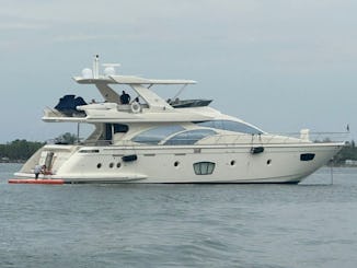 Enjoy the famous Miami on 80ft Azimut Power Mega Yacht