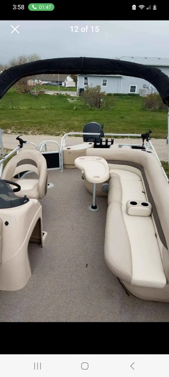 22 foot Pontoon boat with fishing set up for family