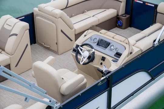 2024 Crest LX - 15 passenger pontoon boat, Bimini Top Included