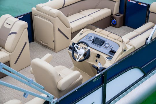 2024 Crest LX - 15 passenger pontoon boat, Bimini Top Included