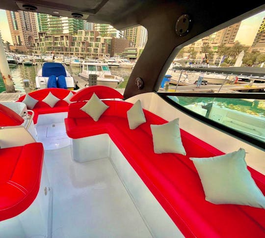 Hit the water in style With this 36' Motor Yacht in Dubai, UAE