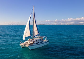 Catamarã à vela Metta de 41 pés nas Ilhas Turks e Caicos