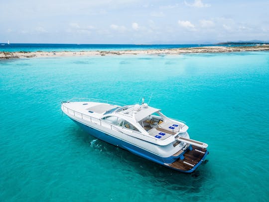 Luxury Pershing 54 Power Mega Yacht Rental in Eivissa, Illes Balears