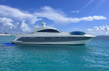 Super Sport Fairline 65 GT, the best looking yacht in Puerto Rico 🇵🇷