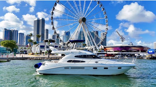 50ft Sealine T50 Luxury Motor Yacht Rental Miami, Florida