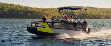 2023 21' Sea-Doo Switch Pontoon Boat Rental in Carpentersville, IL (Seats 8)