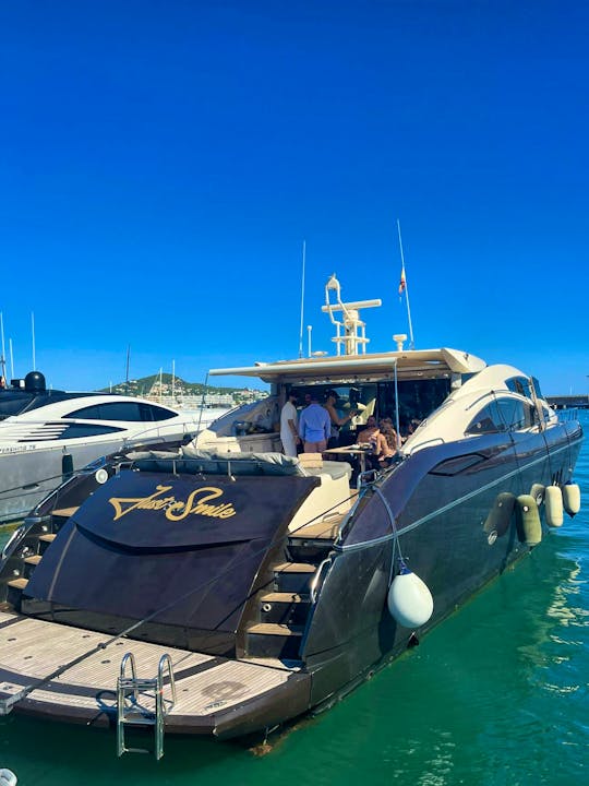 Luxury Yacht 82ft Sunseeker Predator Rental in Ibiza, Illes Balears w/ concierge