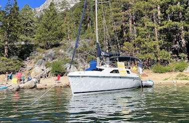 Sail & Explore Lake Tahoe w/ Hunter 260 Sailboat for Multi Day Trips 