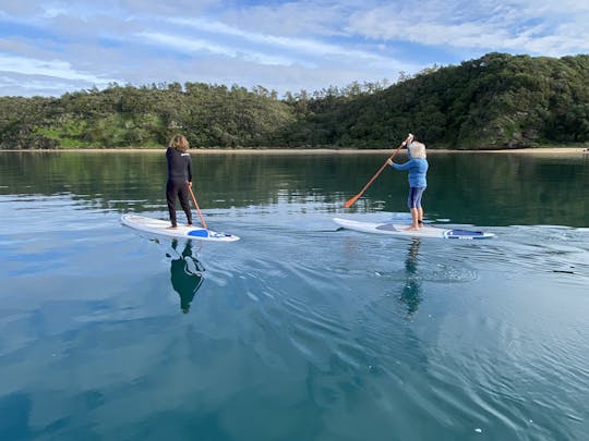 Visites guidées en stand up paddle sur la rivière Mira