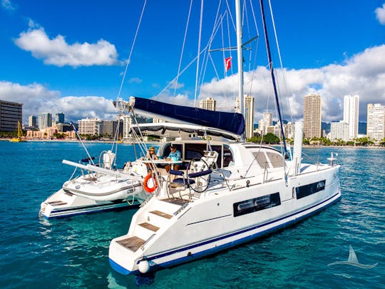 Private Sailing Adventure on a Performance Catamaran in Honolulu, Hawaii