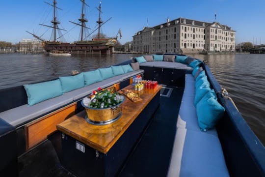 Passeio de barco de luxo em Amsterdã