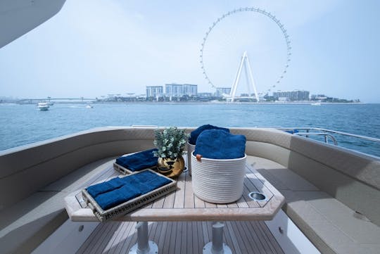 Luxurious Brand new 75ft 2024 yacht for rent in Dubai 