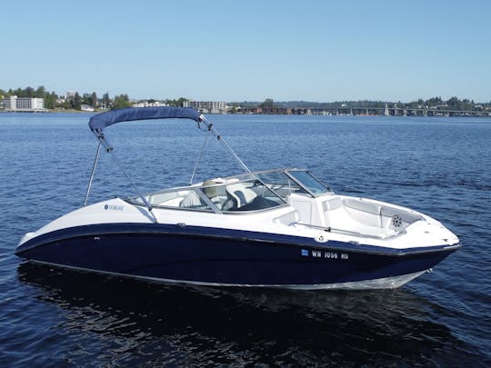 Divertido e rápido Yamaha Jet Boat! Lago WA/Lago Union