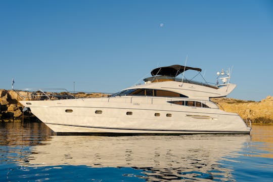 Luxury motor yacht PRINCESS 61 in Ayia- Napa and Blue Lagoon