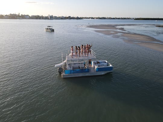 Barco deslizante de dois andares de 26 pés em Saint Pete