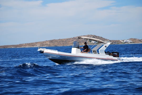 Yria 728 boat RIB à louer à Port d'Agia Anna, Naxos, Grèce