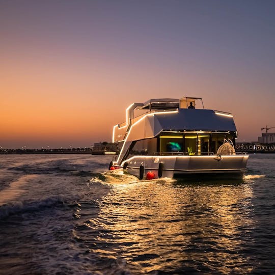 Luxury Yacht Charter with a Crew, 65ft., 30 guests. Abu Dhabi | Emirates Palace