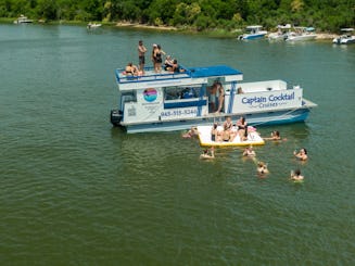 35' Private Party Boat; Bathroom & Top Deck; Stop to Swim, Perfect Bachelorette 