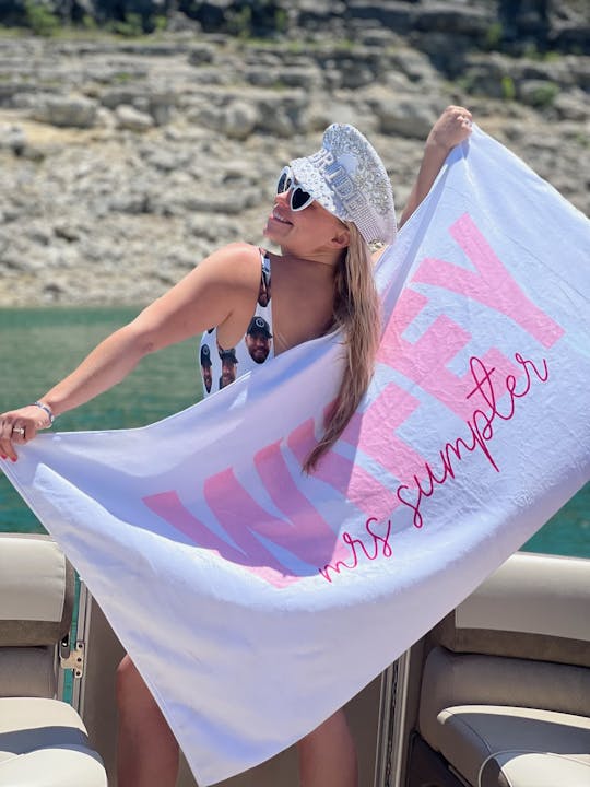 Nouveau bateau de fête à deux étages avec 2 toboggans et location de nénuphars à Austin, au Texas