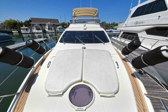 62' Azimut Flybridge Italian Luxury Yacht for Rent (MPY#6) in Chicago, Illinois