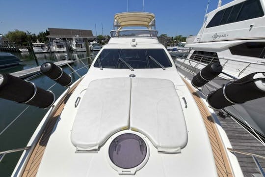 62' Azimut Flybridge Italian Luxury Yacht for Rent (MPY#6) in Chicago, Illinois