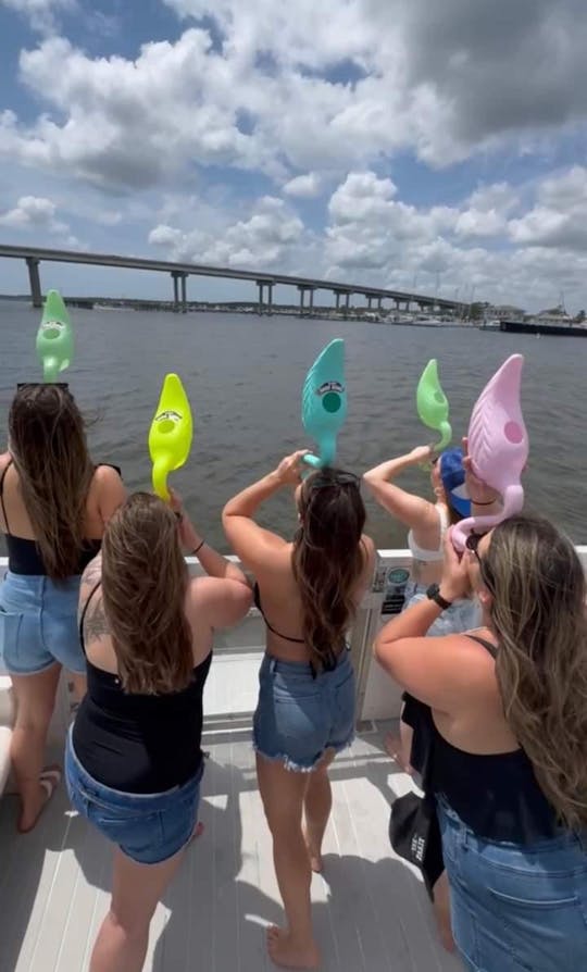 Charleston's #1 Bachelorette party boat | 45ft Lux Cat 