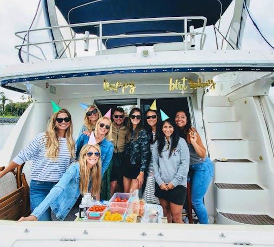 55 Ft 🛥️ ULTIMATE FUN Yacht! Captain, DJ, Food + Drinks + Water Toys 13 ppl