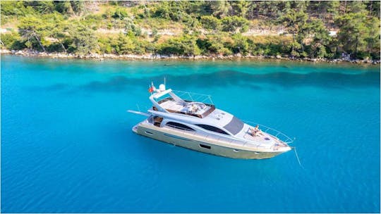 Charter the Luxury 75ft Motor  Yacht in Bodrum, Turkey