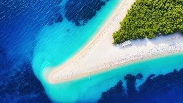 Isla de Brac: tour privado en lancha motora a Cuerno de Oro y Pucisca desde Split