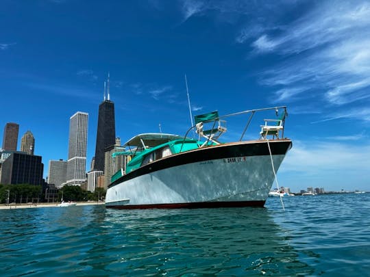 1962 Chris Craft  Yacht Charter on the Chicago River!