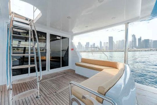 Charter a 50ft Luxury Yacht for up to 15 Guests in Dubai, United Arab Emirates