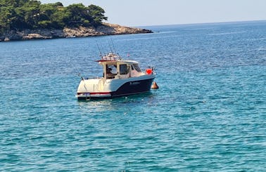 Fishing Charter with Quicksilver Arvor 250AS Boat in Dubrovnik, Croatia