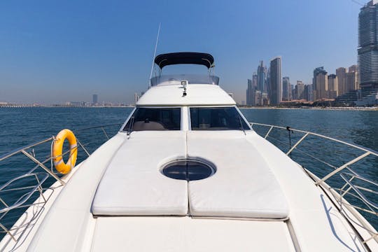 45ft Majesty Motor Yacht Charter in Dubai, United Arab Emirates for 10 person