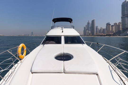 45ft Majesty Motor Yacht Charter in Dubai, United Arab Emirates for 10 person