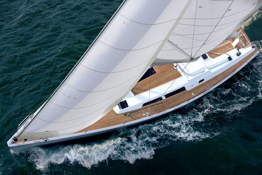 Sailing boat Hanse 470e for Skippered Charters from Santorini, Greece