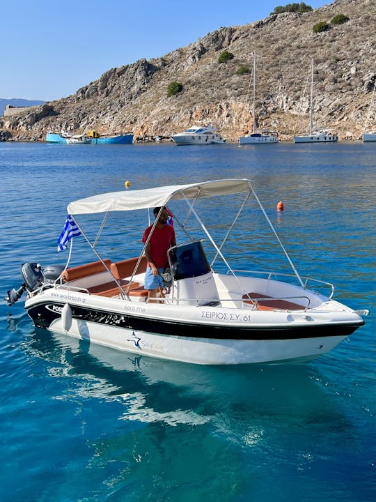 Location de bateau Poseidon Blu Water 170 sans permis à Hydra