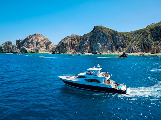  Indulge in a lavish journey aboard the ODYSSEY 70 FT Luxury Yacht.
