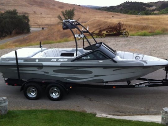 The lake boat.
