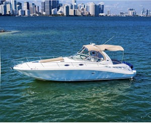 Descubra Miami en este alquiler de yates Sea Ray