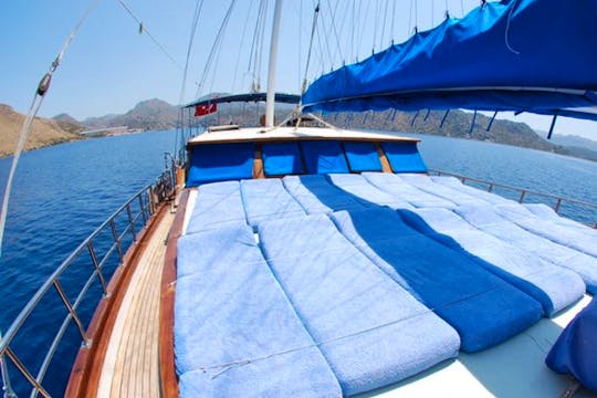 Turkey Boat Charter 6 Cabins 12 Persons Blue Cruise Tour