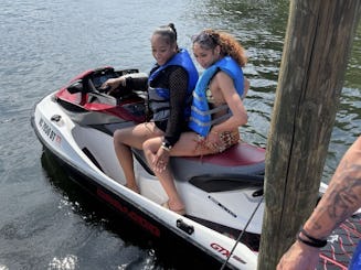 Explore the water on our beautiful jet skis and have a blast! There's no better