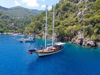 Amazing Blue Cruise on a Traditional Gulet Boat in Aegean Sea all around Fethiye