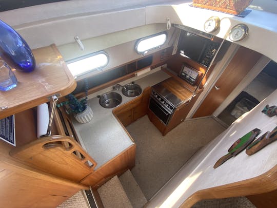 Yate vintage Viking Princess 385 para alquilar