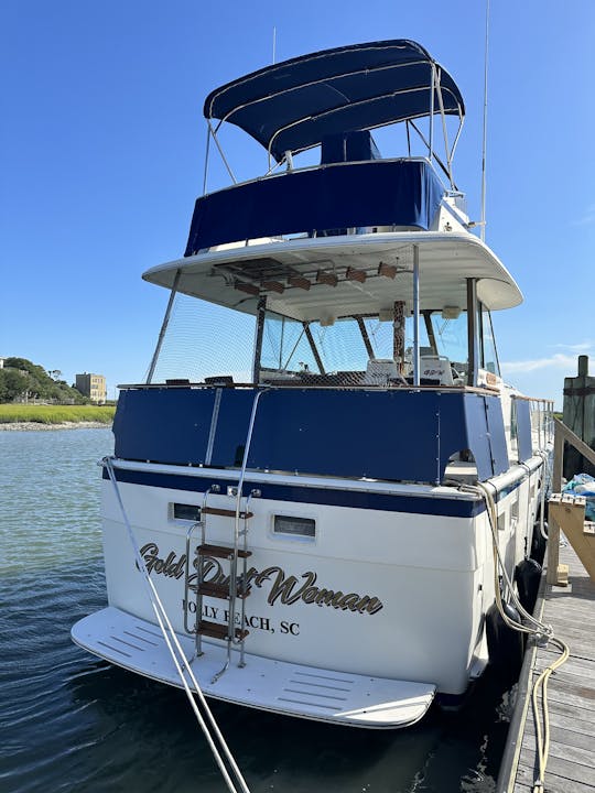 43ft Hatteras - party- sightseeing.